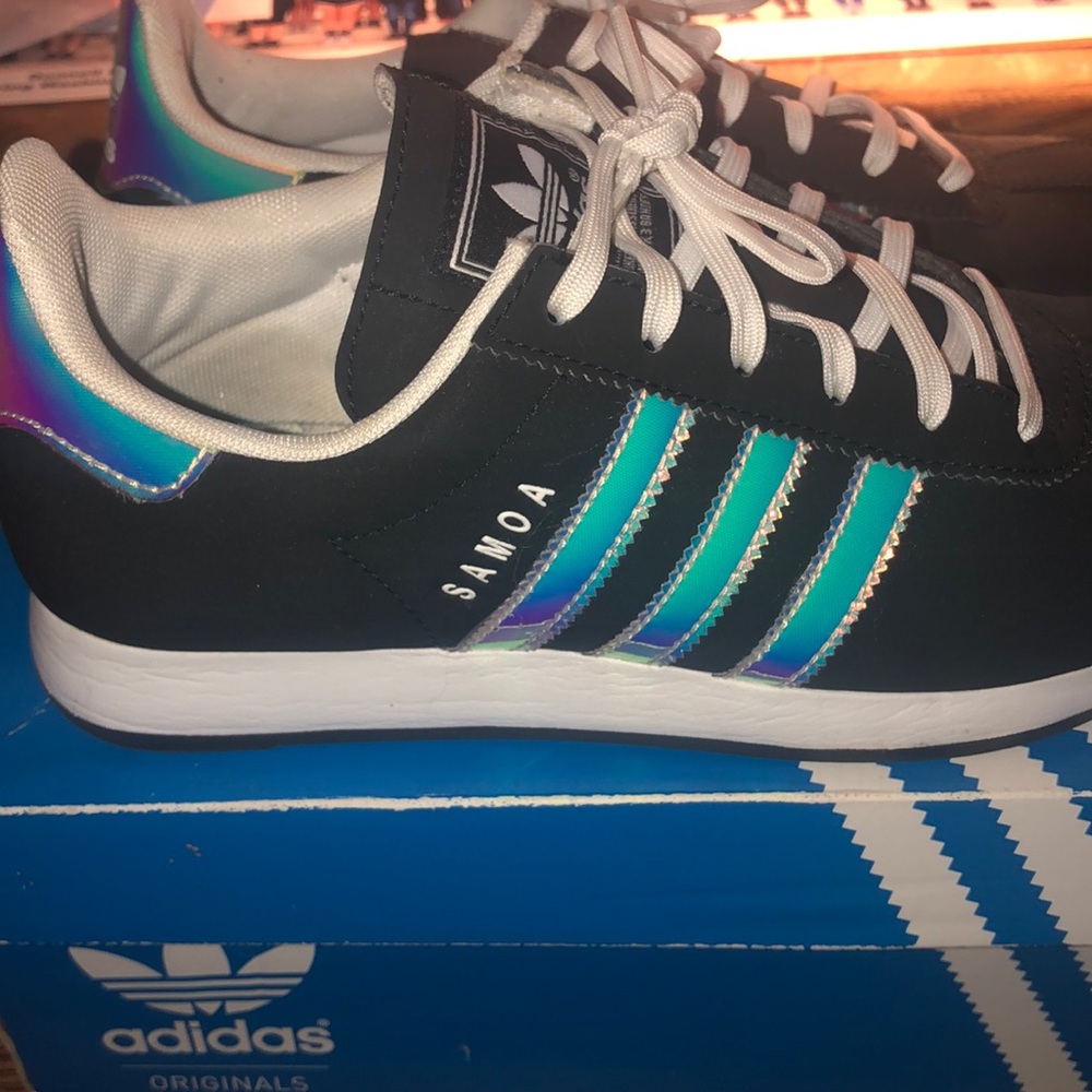 Adidas Samoa Black Hologram Shoes